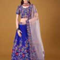 Lehenga for Women Wedding Blue Fully Stitched Lehenga Choli Designs RKL-LH-MLS1-11001