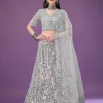 Lehenga for Women Wedding Grey Fully Stitched Lehenga Choli Designs RKL-LH-MLS2-12001