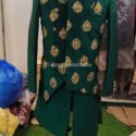 Sherwani for Men Wedding Green Wedding Sherwani SHR-KLQ-1289 Men Reception Dress