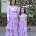 Mother Daughter Matching Dress Lavender IBUY-1114MD