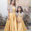 mother daughter matching dress