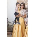 Mother Son Matching Dress Gold IBUY-1118MS Mother Son Matching Outfits Set