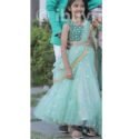 Girl Baby 1st Birthday Dress IBUY-1115GL Green Girls Birthday Party Dress Online