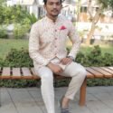Jodhpuri Suit For Men Wedding IBUY-1119MEN Cream Men Reception Dress
