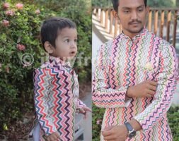 Father Son Matching Outfits Multicolor IBUY-1112FS Dad Son Matching Dress