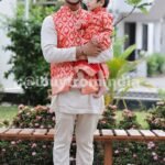 Father Son Matching Outfits Red IBUY-1113FS Dad Son Matching Dress
