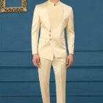 Jodhpuri Suit For Men Wedding RKL-JPST-6819-172500 Cream Men Reception Dress