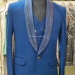 Men 5 Piece Blazer Suit for Wedding Blue Blazer for Men Wedding Online KLQIB-BLZ-4449