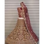 Bridal Lehenga for Wedding IB-BRDLH-YZ-8243 Marriage Reception Dress for Bride