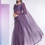 Designer Saree Purple Jimmy Choo Saree RKDES-9078-185576