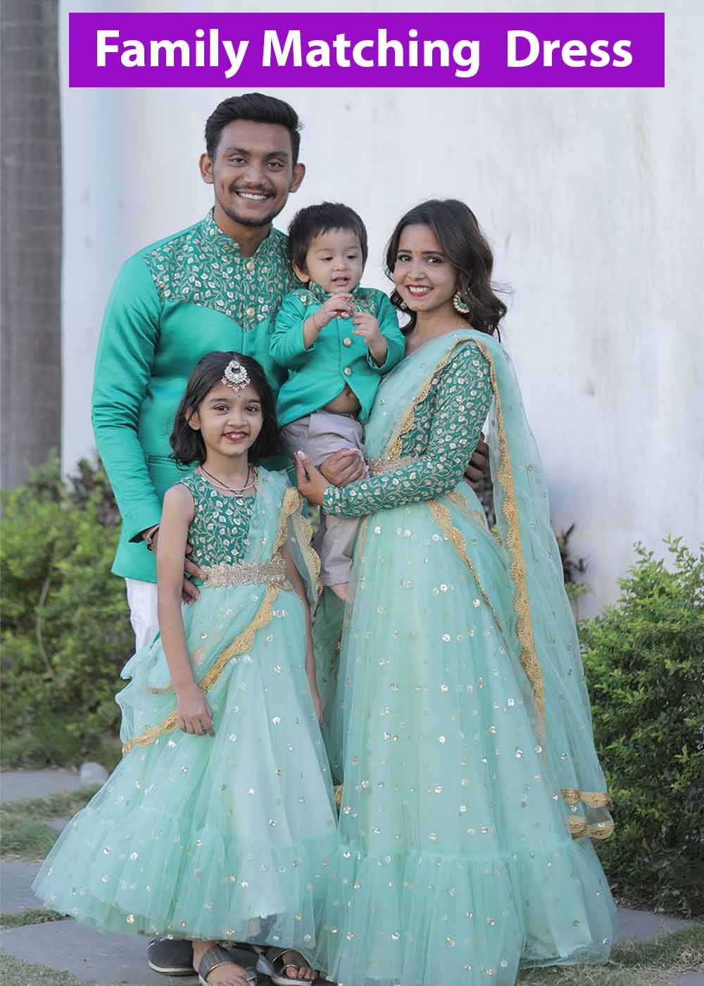 family matching dress for birthday party