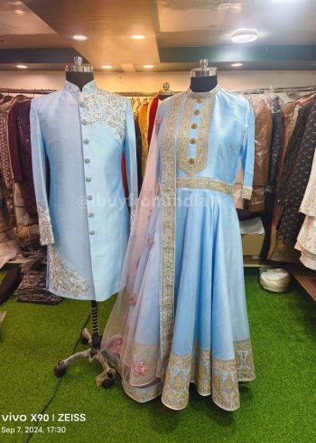 couple matching dress for wedding