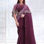 Designer Saree Wine RKDS-9894-191086