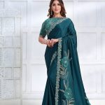 Designer Saree Bluish Green RKDS-9894-191092