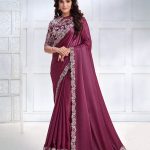 Designer Saree Wine RKDS-9894-191093