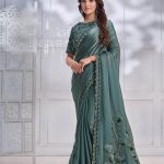 Designer Saree Bluish Green RKDS-9894-191094