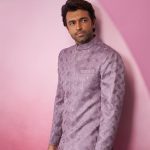 Jodhpuri Suit For Men Wedding RKL-JPST-RBZ-4202 Purple Men Reception Dress