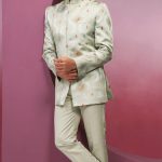 Jodhpuri Suit For Men Wedding RKL-JPST-RBZ-4203 Pista Men Reception Dress