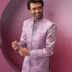 Jodhpuri Suit For Men Wedding RKL-JPST-RBZ-4205 Purple Men Reception Dress