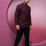 Jodhpuri Suit For Men Wedding RKL-JPST-RBZ-4211 Maroon Men Reception Dress