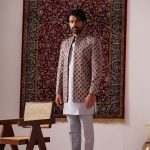 Indo Western Dress For Men Multicolor RKL-RBZ-4106 Men Reception Dress