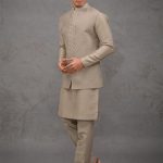 Modi Jacket for Men Kurta Pajama Jacket Set Gold Customized Plus Size Dress for Men RKL-MD-RBZ-3832