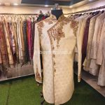 Sherwani for Men Wedding sandal Wedding Sherwani SHR-KLQ-1313 Men Reception Dress