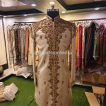 Sherwani for Men Wedding sandal Wedding Sherwani SHR-KLQ-1321 Men Reception Dress