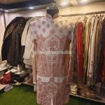 Sherwani for Men Wedding Pink Wedding Sherwani SHR-KLQ-1323 Men Reception Dress