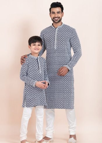 father and son matching outfits