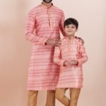 Father and Son Matching Dress Online Family Dress Multicolor RKL-FSMD-11985-204392