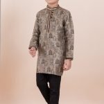 Boy Kurta Pajama Online Multicolor Black RKL-BYKUR-11986-204410