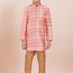 Boy Kurta Pajama Online Pink Gold RKL-BYKUR-11986-204419