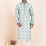 Men Kurta Pajama Online Plus Size Dress for Men Multicolor White RKL-KUR-11954-204147