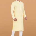 Men Kurta Pajama Online Plus Size Dress for Men Cream White RKL-KUR-11954-204150