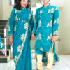 Family Matching Dress Set MOTHER FATHER SON Twinning Dress IBI-9992B Traditional Family Combo Dress for Birthday Theme