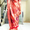 Saree IBI-9993WMN Red Gold Silk saree
