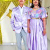 Family Matching Dress Set MOTHER DAUGHTER SON FATHER Twinning Dress IBI-9996BG Lavender Western Family Matching Dress for Birthday Theme