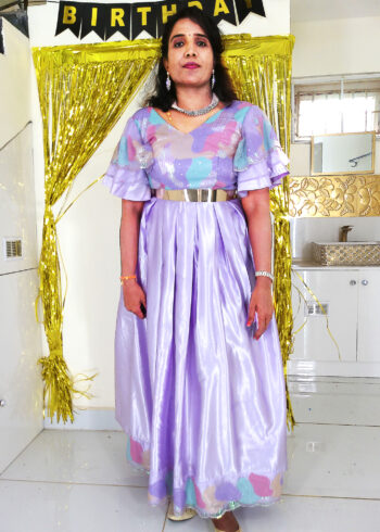 Long Gown IBI-9996WMN Lavender Western Gown for Women