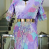 Readymade Saree IBI-9997SRE Lavender 2 Min Ready to Wear Saree with Stitched Blouse