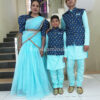 Family Matching Dress Set MOTHER FATHER SON Twinning Dress IBUY-5B Traditional Family Combo Dress for Birthday Theme