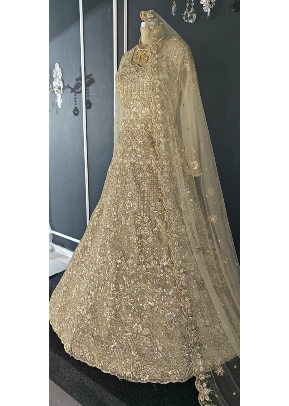 bridal gown for reception