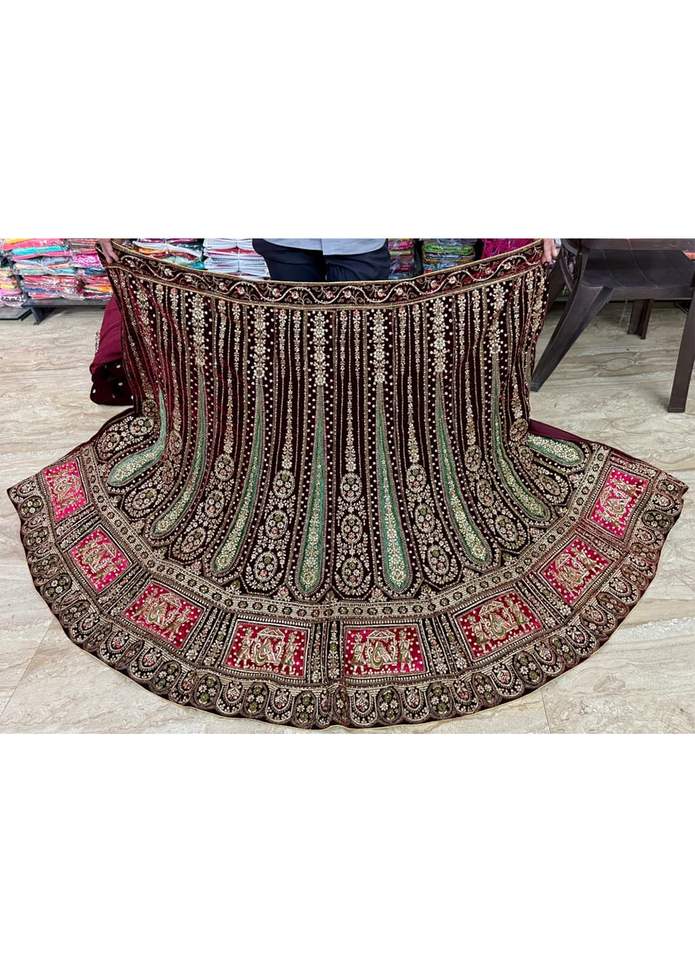 bridal lehenga below 10000