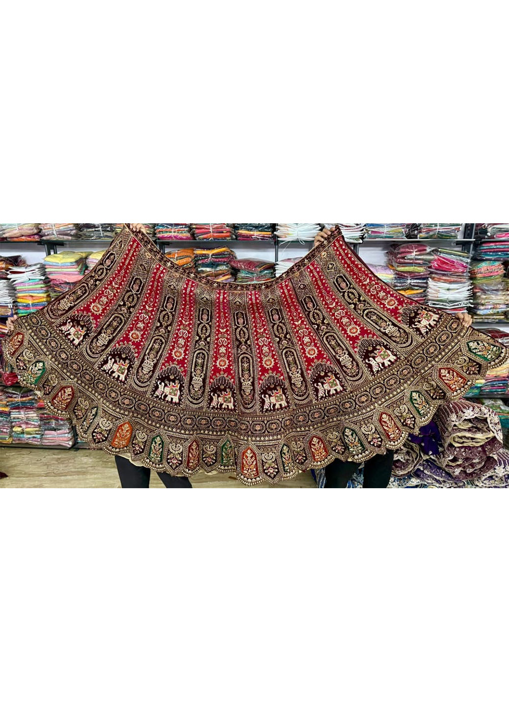 bridal lehenga below 10000