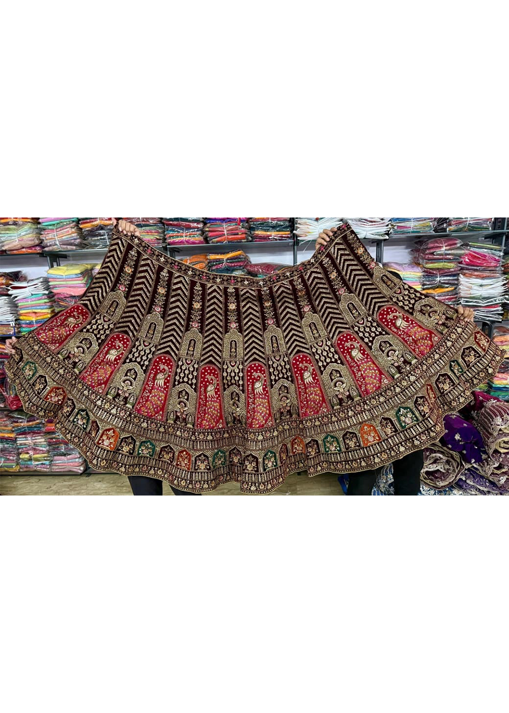 bridal lehenga below 10000