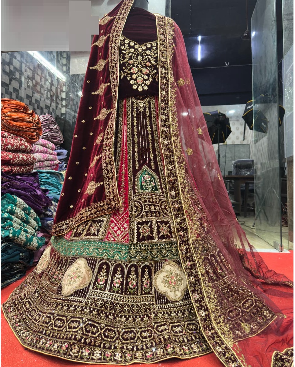 bridal lehenga below 10000