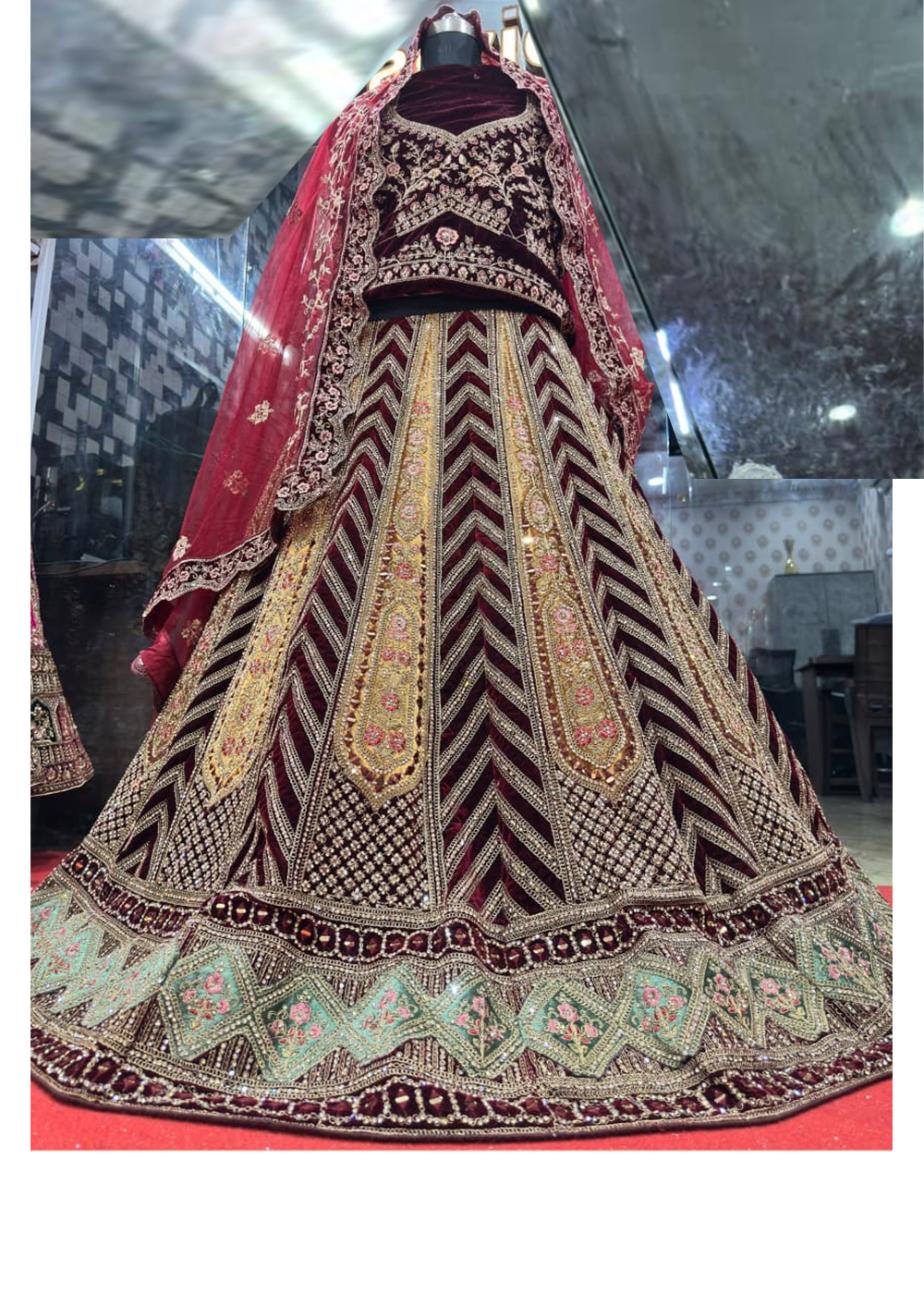 bridal lehenga below 10000