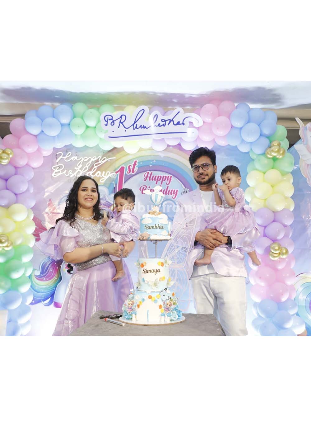 family matching dress for birthday party