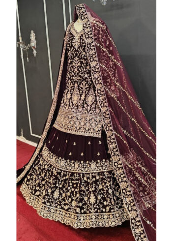 Farshi lehenga Bridal Gharara