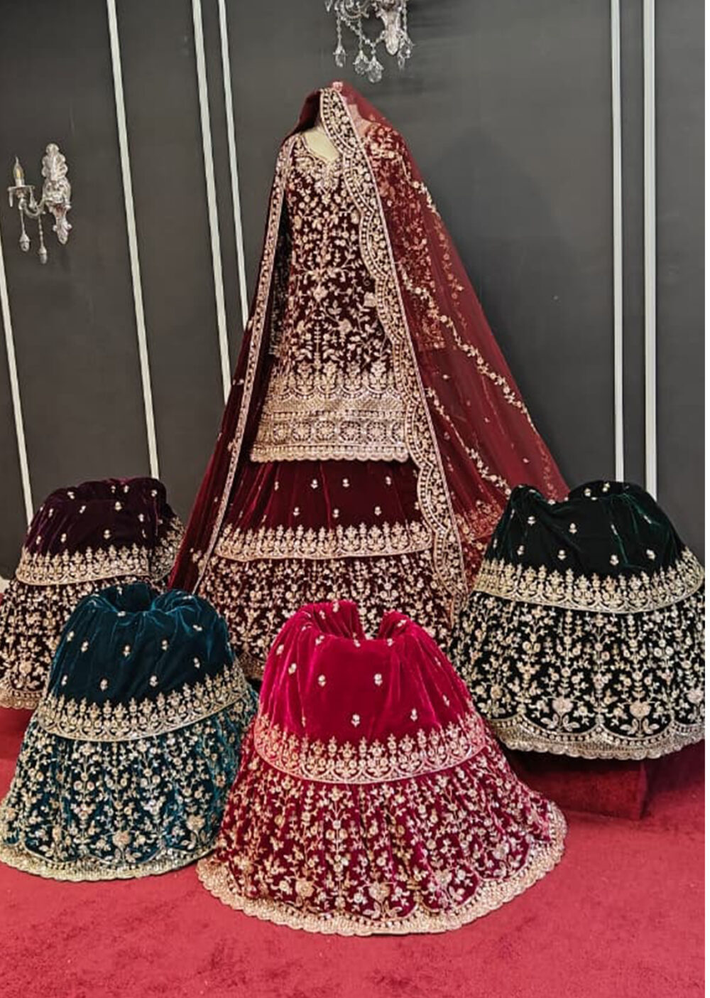 Farshi lehenga Bridal Gharara